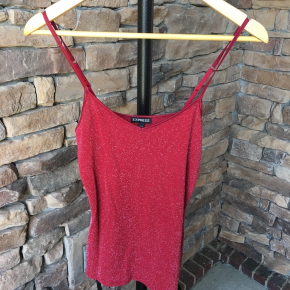 Set Domain Blk Sweater w/ Red & Black Sequin Cami - Picture 2 of 8